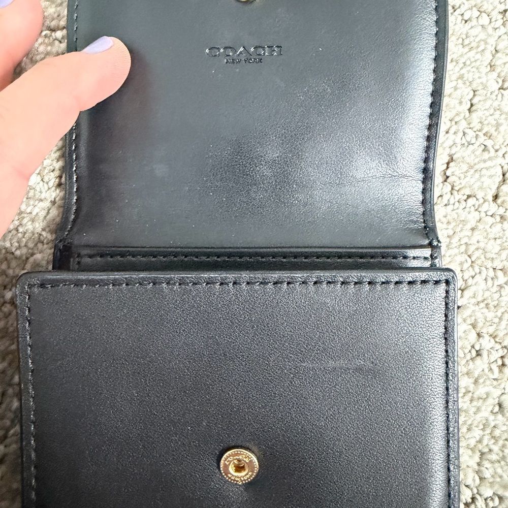 Coach Black Quilted Leather Accessory - Picture 3 of 8
